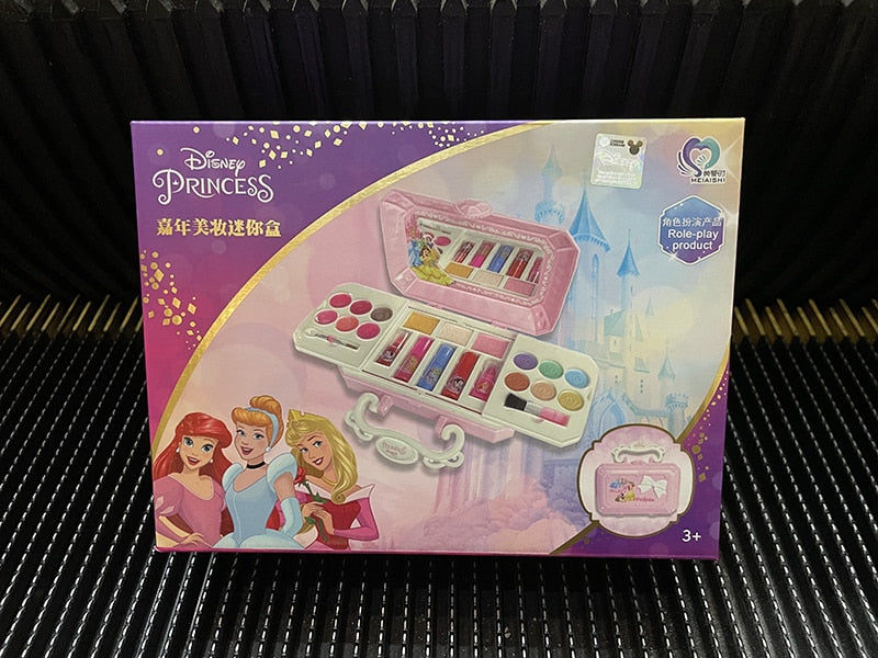 Neue Disney Mädchen Frozen Elsa Anna Kosmetik Beauty Set Spielzeug Kinder Schneewittchen Prinzessin Mode Spielzeug Spielhaus Kinder Geschenk