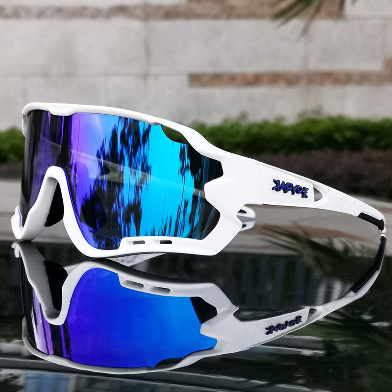 MTB bicicleta gafas hombre mujer Ciclismo gafas de sol Uv400 polarizado bicicleta gafas deportes carreras montar gafas Ciclismo 1 lente