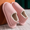 Fashion Women Slippers Winter Warm Fur Slippers Men Women Boys Girls House Shoes Flat Heel Home Indoor Waterproof Female Slipper