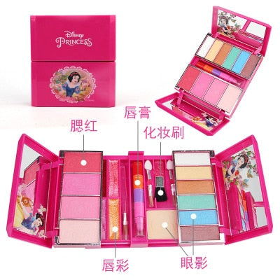 New Disney girls frozen elsa anna Cosmetics Beauty  Set Toy kids snow White princess Fashion Toys Play House Children Gift