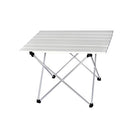 Mesa portátil de aleación de aluminio, muebles de exterior, plegable, para acampar, senderismo, escritorio, mesa de pícnic al aire libre para viajar, muebles