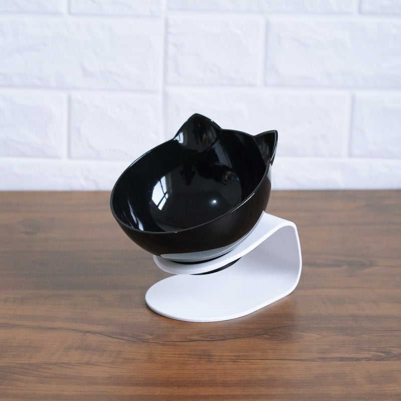 Cat Double Bowl Cat Bowl Dog Bowl  Non-slip Food Bowl With Raised Stand Cat Feeding & Watering Supplies Dog Feeder Pet Supplies