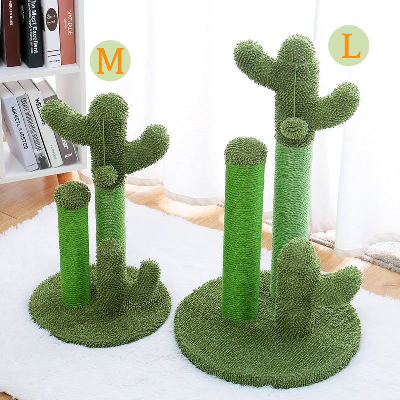 2 Size Cactus Style Cat Tree House Climbing Stratching Posts for Cat Kitten Funny Jumping Toy Cat House когтеточка rascador gato