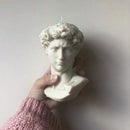 Artistic David Plaster Candle Silicone Mold David Shape Handmade Candle Wax Mould Soap Mold