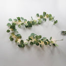 Ivy Eucalyptus leaves Leaf fairy lights led string lights,garland wedding home decoration, mini led copper lights