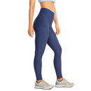 SYROKAN Thermal Fleece Lined Leggings Women High Waisted Winter Yoga Pants with Pockets-28 Inches