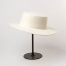 Women 100% Wool Felt Hats White Wide Brim Fedoras for Wedding Party Church Hats Pork Pie Fedora Hat Floppy Derby Triby Hats Base