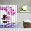 Floral Bamboo Dandelion Maple Leaf Flower Fabric Waterproof Polyester Shower Curtains Bathroom Curtain Bath Accessory Printing