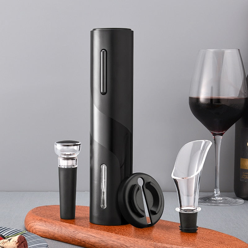 Electric Wine Opener USB Rechargeable Automatic Corkscrew  Wine Bottle Opener With Foil Cutter Kichen Accessories