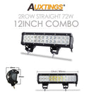 Auxtings 12&#39;&#39; 22&#39;&#39; 20inch 12V 24V offroad led light bar Spot Flood Combo 20&#39;&#39; 126W led Work Light for Jeep Car 4WD Truck SUV ATV