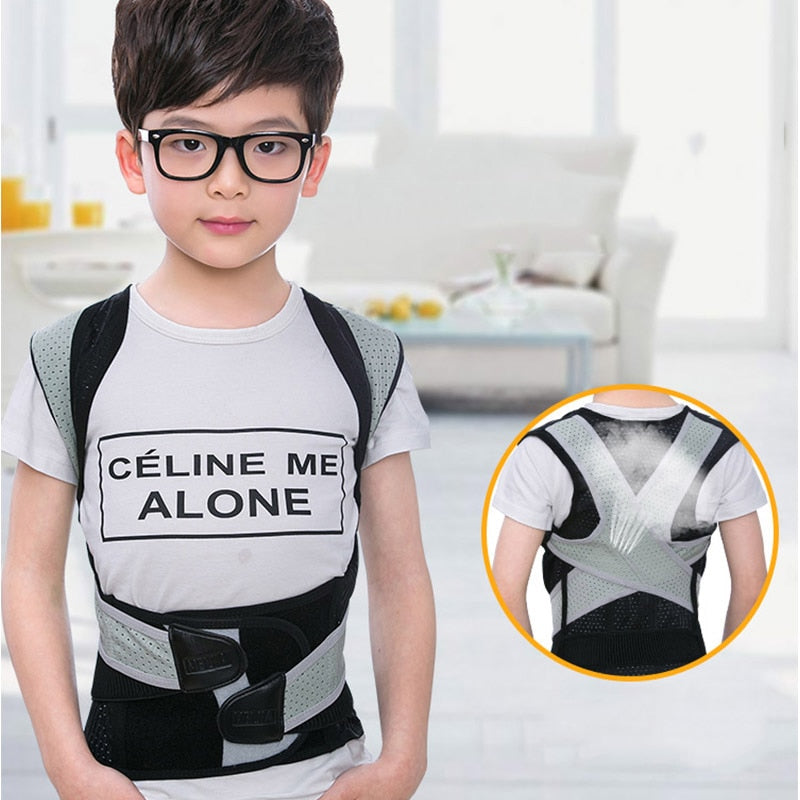 Back Shoulder Support Belt Posture Corrector for Adult Children Back Straightener Braces Lumbar Support Straight Shoulder Tights