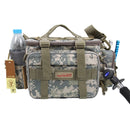 TSURINOYA Multifunction Fishing Bag Y7 Large Capacity Fishing Tackle Lure Storage Bag Water-resistant Canvas Waist Bag