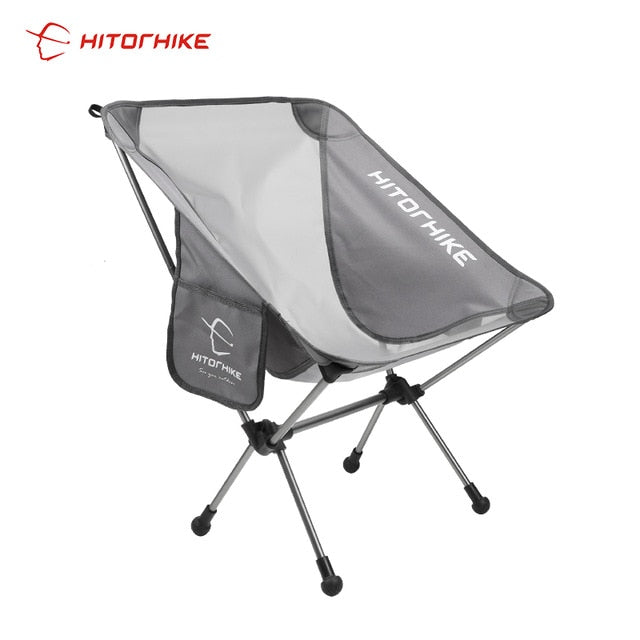 Hitorhike, silla plegable ultraligera de viaje, superdura, de alta carga, para acampar al aire libre, portátil, para playa, senderismo, Picnic, asiento, silla de pesca