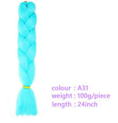 Black Star Hair Ombre Jumbo Extensiones de cabello trenzado Trenzas retorcidas de 24 pulgadas Fibra de cabello sintético para trenzado retorcido para mujeres