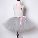 Graue Maus Kostüme Mädchen Tutu Kleid Kinder Tier Kostüm Kinder Halloween Kleider für Mädchen Baby Kleidung für Geburtstagsfeier