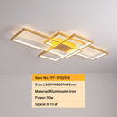 Smart Home Alexa Black/White LED Ceiling Chandelier For Living Study Room Bedroom Aluminum Modern Led Ceiling Chandelier