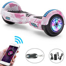 Hoverboard 6.5 Inch Bluetooth Speaker Self Balancing Electric Scooters LED Lights Smart Two Wheels Hover Board Key For Kids Gift