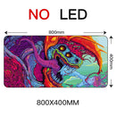 Sovawin Gaming Mouse Pad RGB Backlight Mat 900x400 Gamer XXL Computer Mousepad CS GO Hyper Beast Non-Slip Rubber Desk Mat For PC