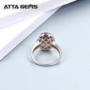 Zultanite изменение цвета 925 Sterling Silver Design Fine Jewelry Created Zultanite Color Change Stone Ring for Women