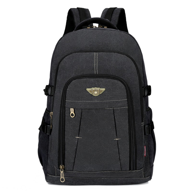 Mochila de lona para ordenador portátil, bolsos de hombro escolares de viaje para hombre, mochila multifunción, mochilas resistentes al agua para ordenador para adolescentes