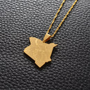 Anniyo (3cm) Map of Kenya & City Pendant Necklaces Jewellery Silver Color/Gold Color African Jewelry kenyans Map Kenyan