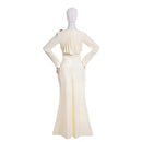 YOYOCOS Lady Dimitrescu Cosplay Kostüm Chatelain Alcina Biohazard Comtesse Sexy Cosplay Halloween Party Lady Vampire Halskette