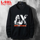 Herren Hoodies Langarm Herren Sweatshirt Streetwear Harajuku Hoodie Übergröße 9xl 8xl 7xl Hip Hop Pullover Sweatshirts für Herren