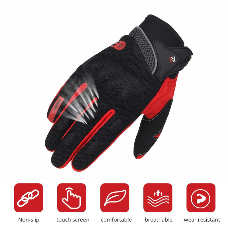 Motorcycle Gloves Men Racing Gant Moto Motorbike Motocross Riding Gloves Motorcycle Breathable Summer Full Finger Guantes