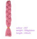 Black Star Hair Ombre Jumbo Extensiones de cabello trenzado Trenzas retorcidas de 24 pulgadas Fibra de cabello sintético para trenzado retorcido para mujeres