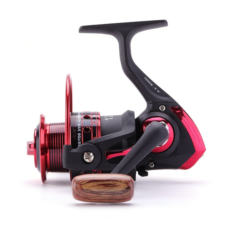 Spinning Angelrolle 12BB + 1 Lagerkugeln 500-9000 Serie Metallspule Spinning Reel Boat Rock Fishing Wheel