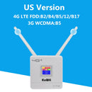 KuWfi 4G LTE CPE Wifi Router CAT4 150Mbps Wireless Router Unlocked 4G LTE SIM Wifi Router With External Antenna WAN/LAN RJ45