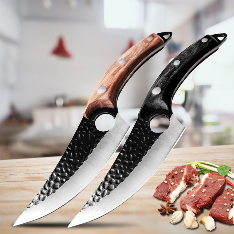 Cuchillo de cocina afilado, cuchillos para deshuesar, cuchillo de Chef para carne con funda, herramienta de cocina