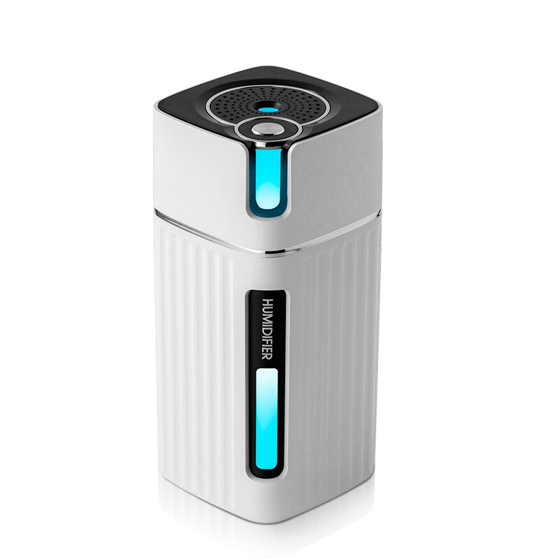 300 ml tragbarer USB-Luftbefeuchter, Wasserdiffusor mit Licht für Zuhause, Auto, Ultraschall, kühl, Humidificador, Mini-Nebelmaschine