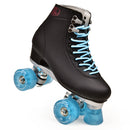 Women's Roller Skates Black and Wine Red 4 Wheels  Shoe High-Toe Quad