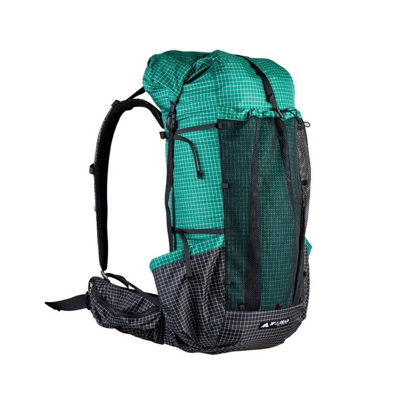 3F UL GEAR Qi Dian Pro Mochila de senderismo Paquete de camping ultraligero Mochila de viaje Mochilas de trekking 46 + 10L