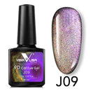 Nail Art Design Manicure Venalisa 7.5Ml Soak Off Enamel 9D Cat Eyes Magnetic Gel Polish UV Gel Nail Polish Lacquer Varnish