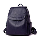 LANYIBAIGE Women Leather Backpacks Female Shoulder Bag Ladies Bagpack Vintage School Bags For Girls Travel Back Pack Sac A Dos