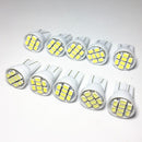 1000 Pcs T10 1206 3020 8SMD w5w LED 194 168 192 Auto Car Wedge 8 LEDs SMD Clearance Light bulb Lamp Styling Wholesales White