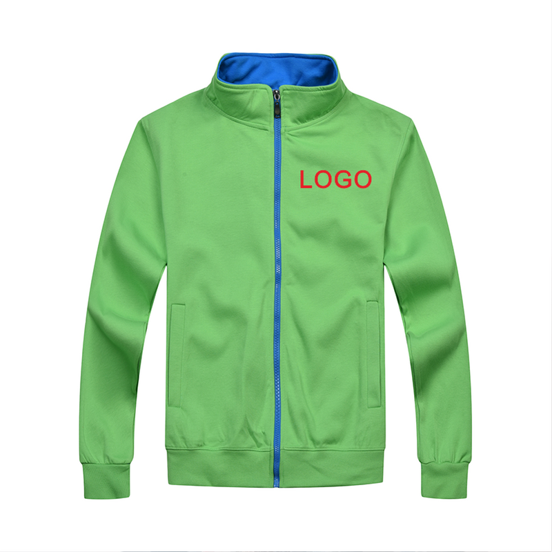 YOTEE autumn and winter casual high-quality stand-up collar zipper jacket group custom LOGO custom men and women jacket