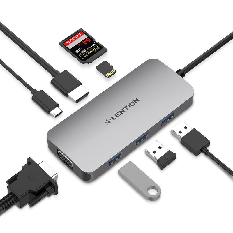 Base de adaptador USB HUB a Multi USB 3,0 HDMI para M1 MacBook Pro Air 13,3 accesorios USB-C tipo C SD TF Splitter 11 puertos USB C HUB