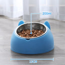 HOOPET Pet Automatic Feeder For Cat Dog Bowl Cat Dispenser Bowl With Raised Stand for Pet Cat Pet Supplies