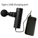 Mini pistola de masaje, masajeador eléctrico para masaje corporal, relajación, vibración muscular profunda, alivio del dolor, pistola de Fascia, masajeador corporal eléctrico