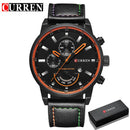 Reloj de cuarzo Curren para hombre, relojes de cuero de lujo de marca superior para hombre, nuevo reloj Masculino, reloj deportivo informal a la moda, relojes de pulsera para hombre