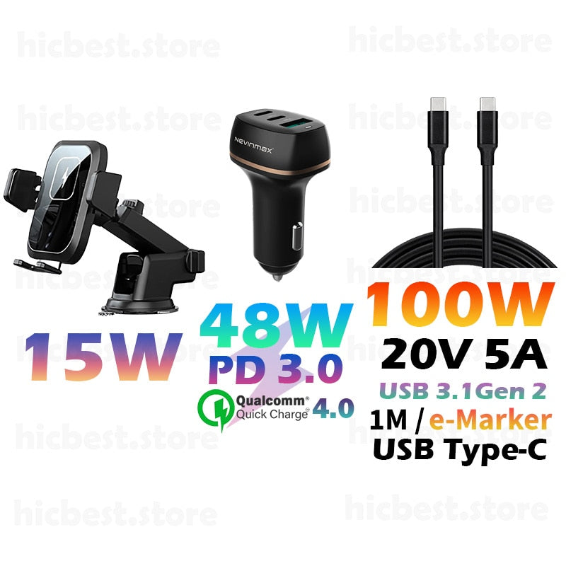 15W Wireless Car Charger Phone Holder for iPhone Wireless Charging Car Induction Charger Mount for iPhone 12 SE 11 8 Samsung S20