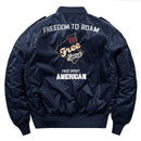 Chaqueta de hip hop para hombre de alta calidad, gruesa, azul marino, blanca, militar, motocicleta Ma-1, aviador, piloto, chaqueta de bombardero de béisbol para hombre