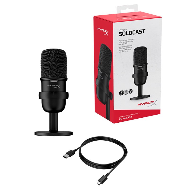 Kingston HyperX SoloCast mini Microphone Professional Electronic Sports Computer Live Microphone Device Voice Game
