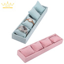 Bracelet Tray 4 Grids Jewelry Display Box Jewelry Pillow Display Prop Watches Bracelet Showcase Watch Tray