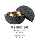 Creative Moon Ashtray Art Cement Metal Household Large-capacity Portable Car Anti-ash Ashtray Home Decoration Gift for Boyfriend