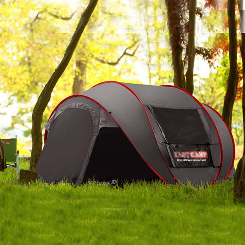 New Style Pop Up Ultralarge 4 ~ 5 Personen Vollautomatische Geschwindigkeit Öffnen mit Moskitonetz Outdoor Camping Strandzelt Sonnenschutz