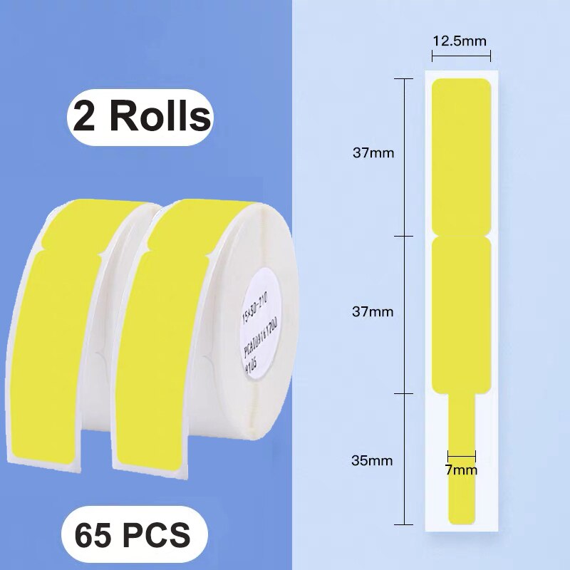 Niimbot D11 D110 D101 pegatinas de Cable autoadhesivas etiquetas de alambre de fibra de identificación impermeables etiquetas para herramienta de marcador de red